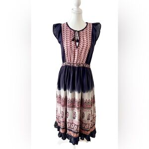 Ulla Johnson Embroidered Cotton Midi Dress – Size 6